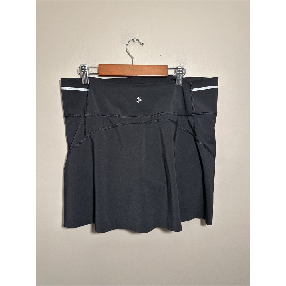 ATHLETA Sonic Skort Size Medium Black Tennis Skirt Active Performance - Picture 5 of 9